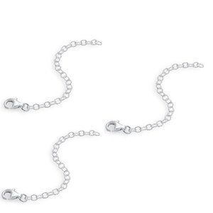 925 SS Necklace Extender Set of 3